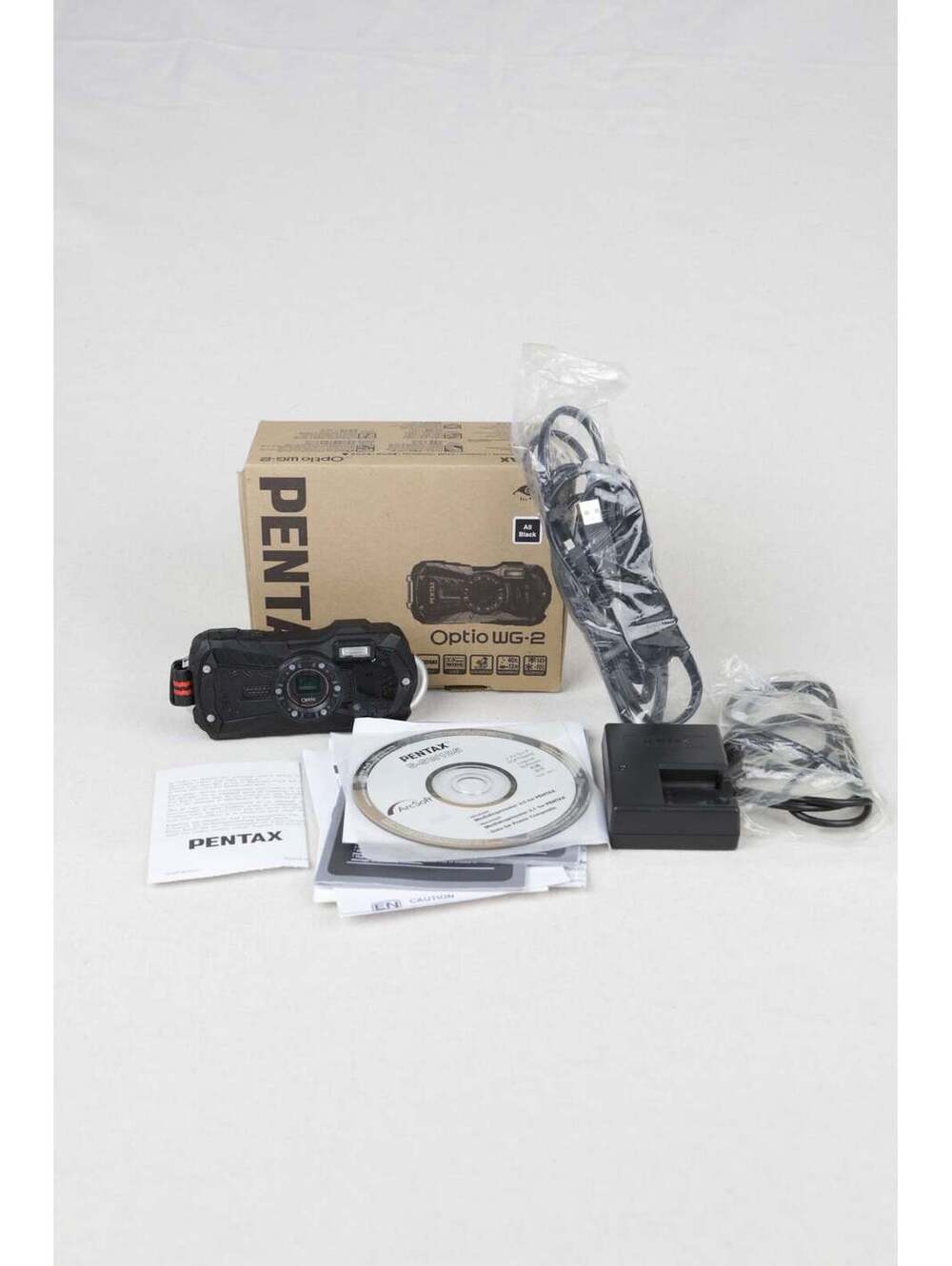 2012' Pentax Optio WG-2 All Black Digital Camera TESTED